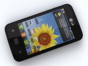 lg optimus hub 3D Model
