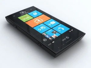 samsung focus flash i677 3D Model