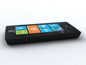samsung focus flash i677 3D Model