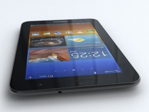 samsung p6200 galaxy tab 70 plus 3Dモデル