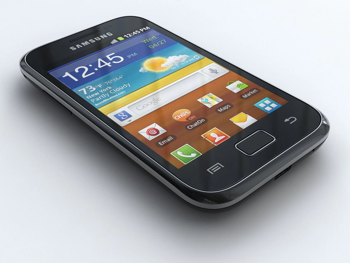 samsung galaxy ace plus s7500 3D Model .c4d .max .obj .3ds .fbx .stl .blend 
