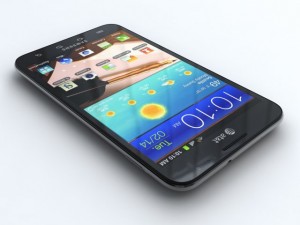samsung galaxy note i717 Modèle 3D