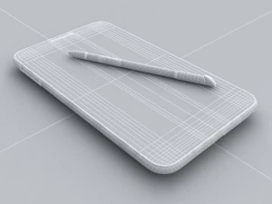 samsung galaxy note i717 3D Model