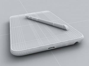 samsung galaxy note i717 Modèle 3D