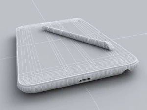 samsung galaxy note i717 3D Model