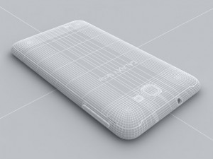 samsung galaxy note i717 Modèle 3D