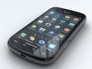 samsung exhilarate i577 3D Model