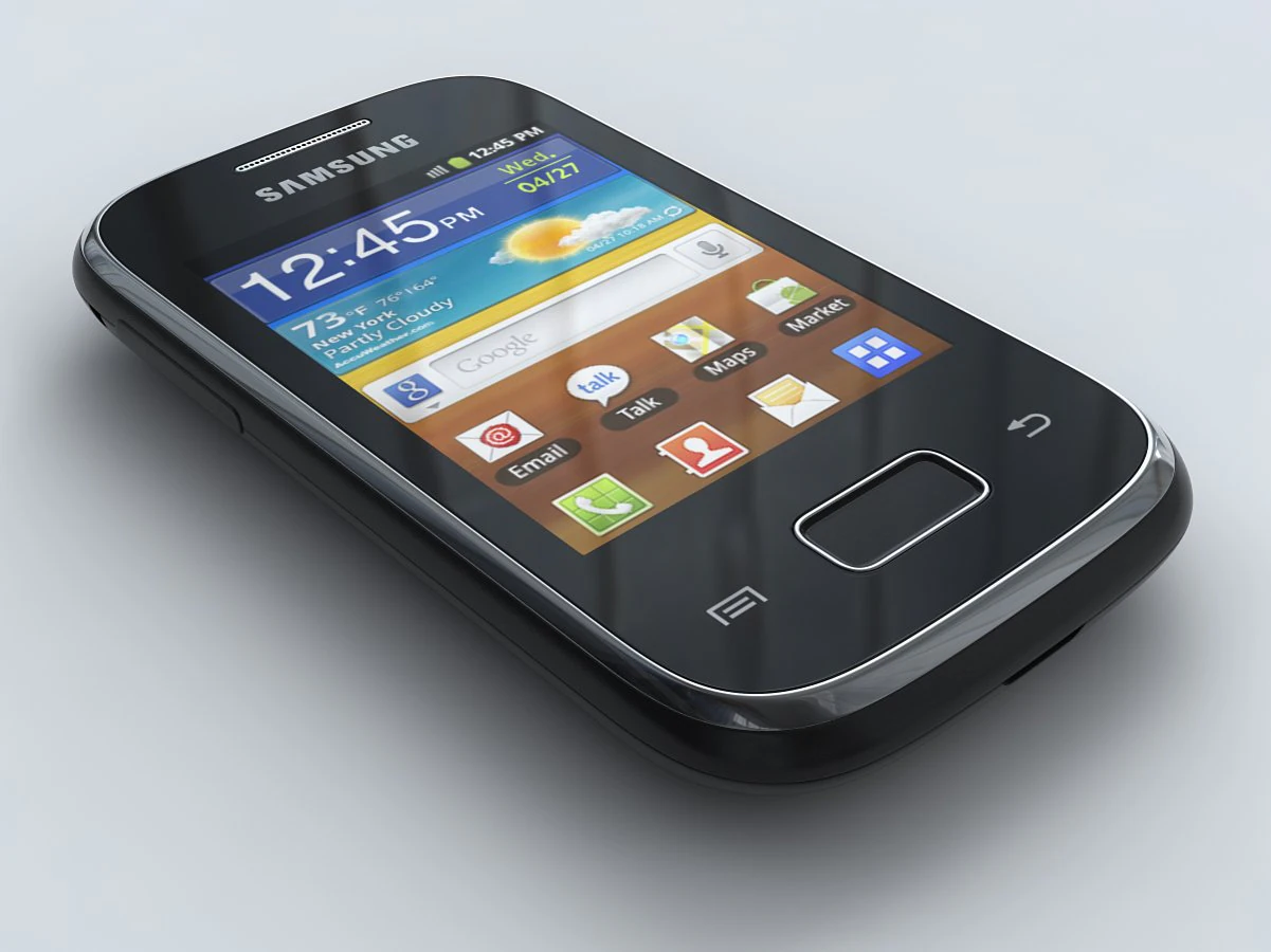 samsung galaxy pocket s5300 3D Model .c4d .max .obj .3ds .fbx .stl .blend 