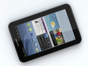 samsung galaxy tab 2 70 p3100 3D Model