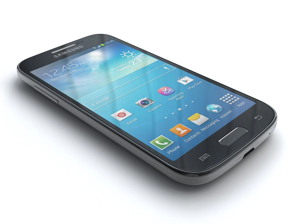 samsung galaxy s4 mini 3D Model .c4d .max .obj .3ds .fbx .stl .blend