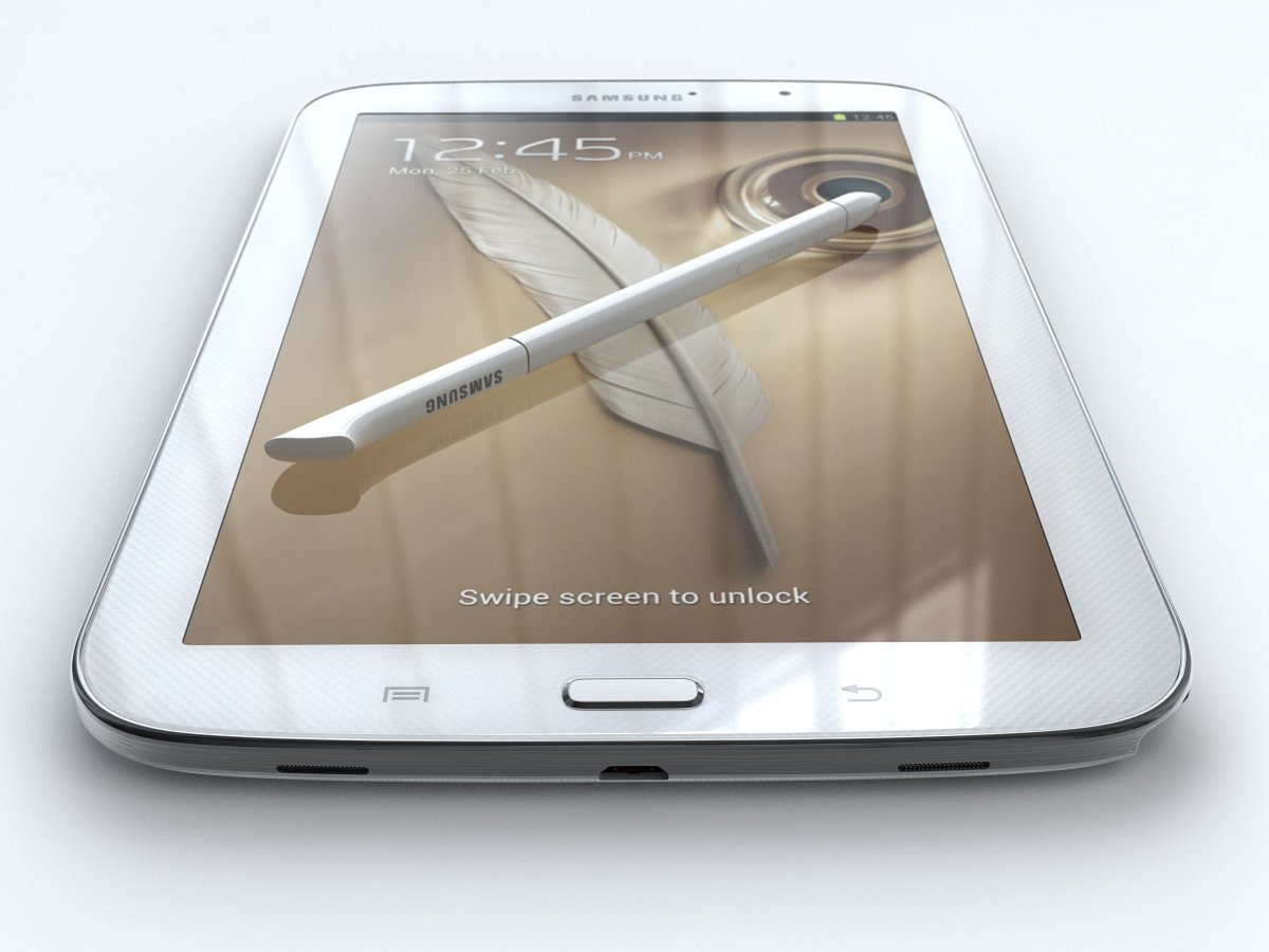 samsung galaxy note 80 n5110 3D Модель in Телефоны 3DExport