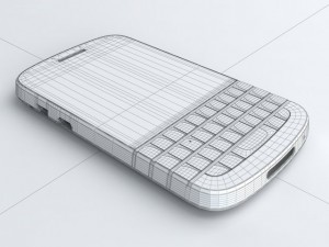 blackberry q10 3D Model