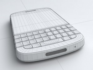 blackberry q10 3D Model