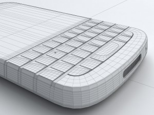 blackberry q10 3D Model