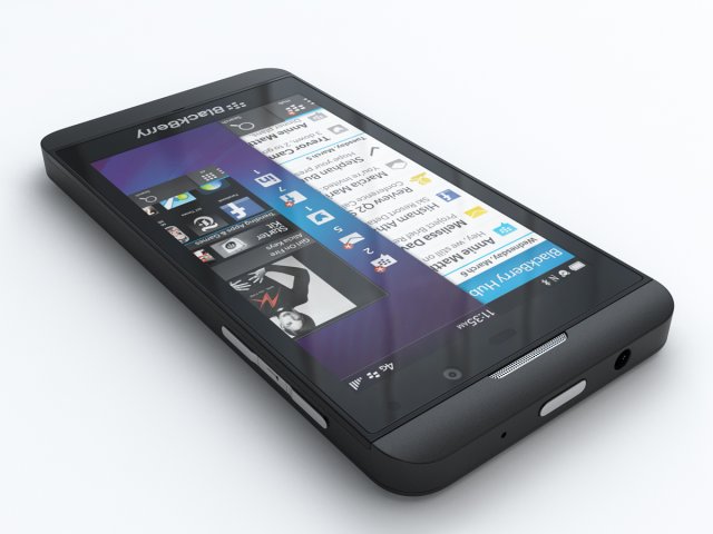 Blackberry Z10 3D Модель In Телефоны 3DExport