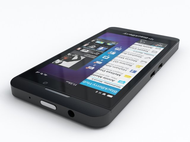 Blackberry Z10 3D Модель In Телефоны 3DExport