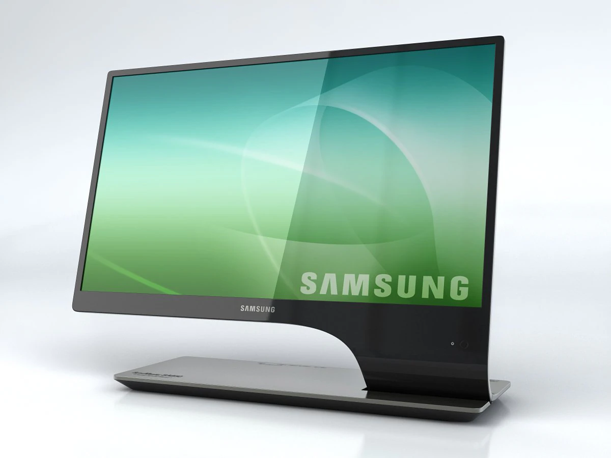 samsung monitor t27a950 full hd 3D Model .c4d .max .obj .3ds .fbx .stl .blend 