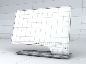 samsung monitor t27a950 full hd 3D-Modell