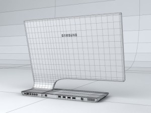 samsung monitor t27a950 full hd 3D-Modell