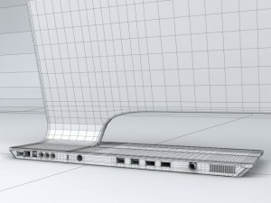 samsung monitor t27a950 full hd 3D-Modell