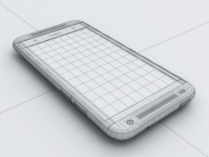 htc desire 601 3D-Modell