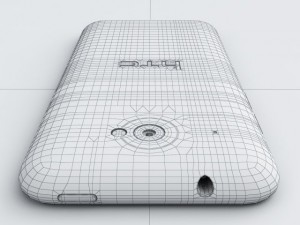 htc desire 601 3D-Modell