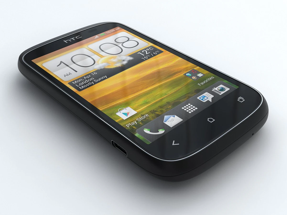 htc desire c 3D Model .c4d .max .obj .3ds .fbx .stl .blend 