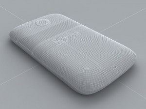 htc desire c Modelo 3D