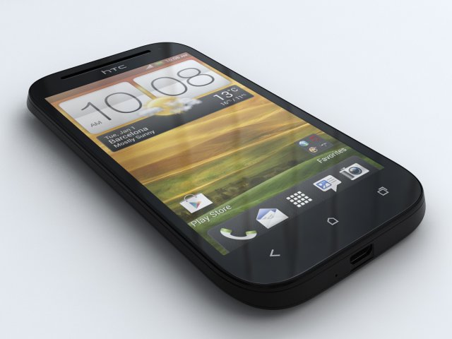 htc one sv Modello 3D .c4d .max .obj .3ds .fbx .stl .blend 