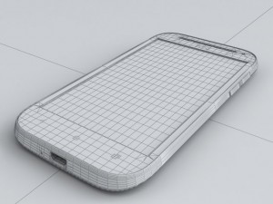 htc one sv Modello 3D