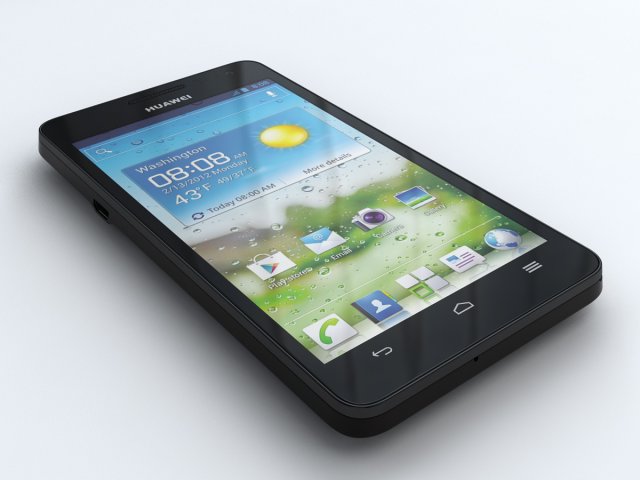 huawei ascend g615 3D Model .c4d .max .obj .3ds .fbx .stl .blend 