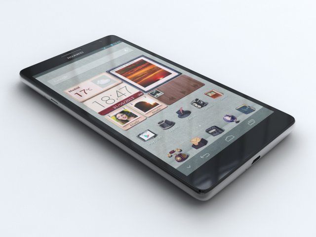 huawei ascend mate 3D Model .c4d .max .obj .3ds .fbx .stl .blend 