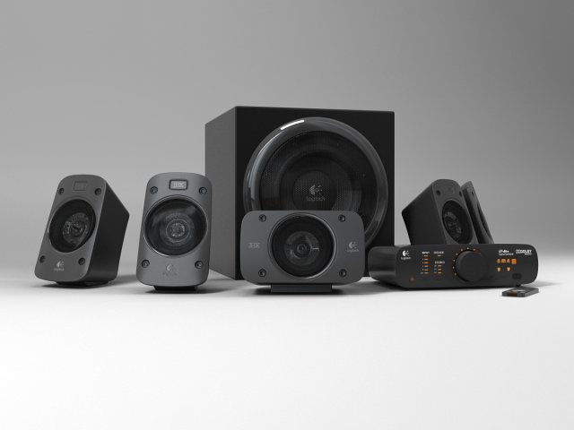 Logitech z906 stereo speakers 3d hot sale