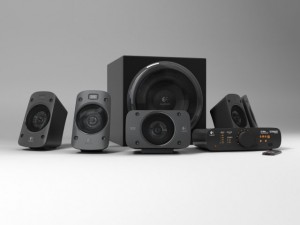 logitech surround sound speakers z906 3D Модель
