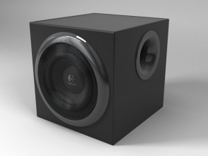 logitech surround sound speakers z906 3D Модель