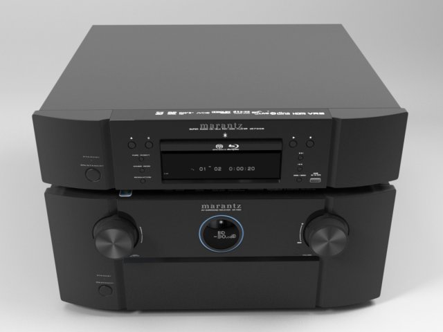 marantzud7006sr7005 acoustic system 3Dモデル .c4d .max .obj .3ds .fbx .stl .blend