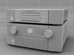 marantzud7006sr7005 acoustic system 3Dモデル