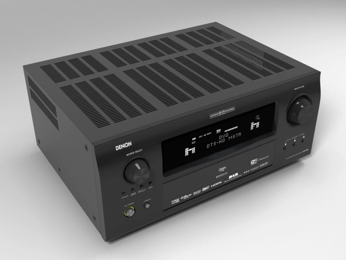 denonavr4308 acoustic system 3D Model .c4d .max .obj .3ds .fbx .stl .blend