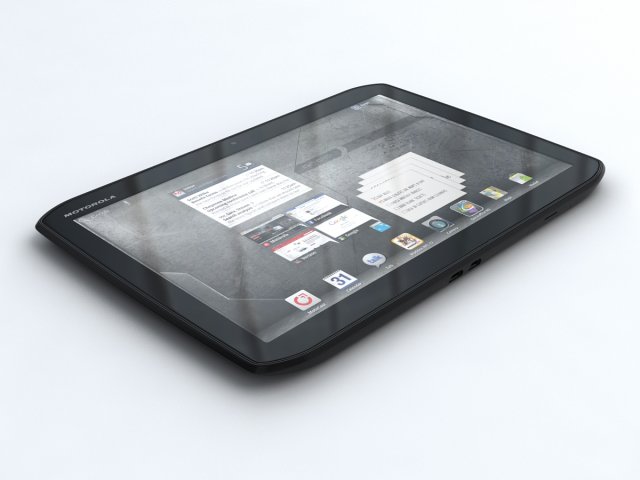 motorola droid xyboard 101 mz617 3D Model .c4d .max .obj .3ds .fbx .stl .blend 