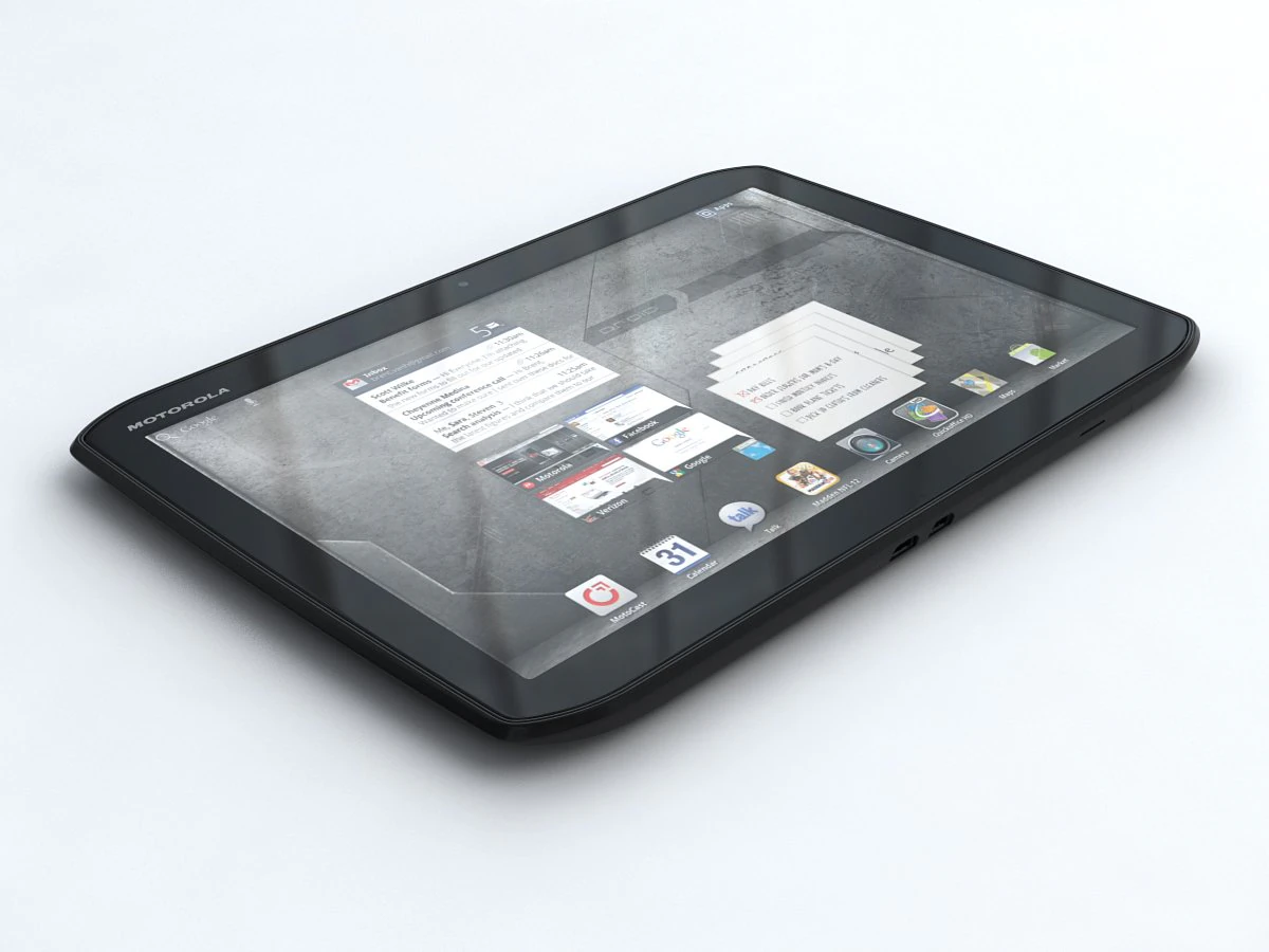 motorola dro&iuml;de xyboard 101 mz617 Modèle 3D .c4d .max .obj .3ds .fbx .stl .blend 