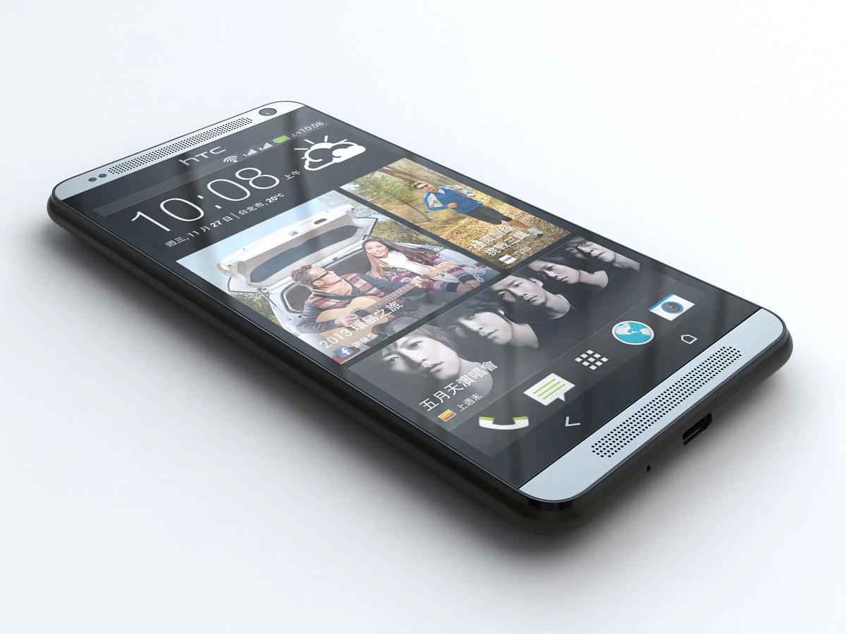 htc desire 700 dual sim 3D Model .c4d .max .obj .3ds .fbx .stl .blend 