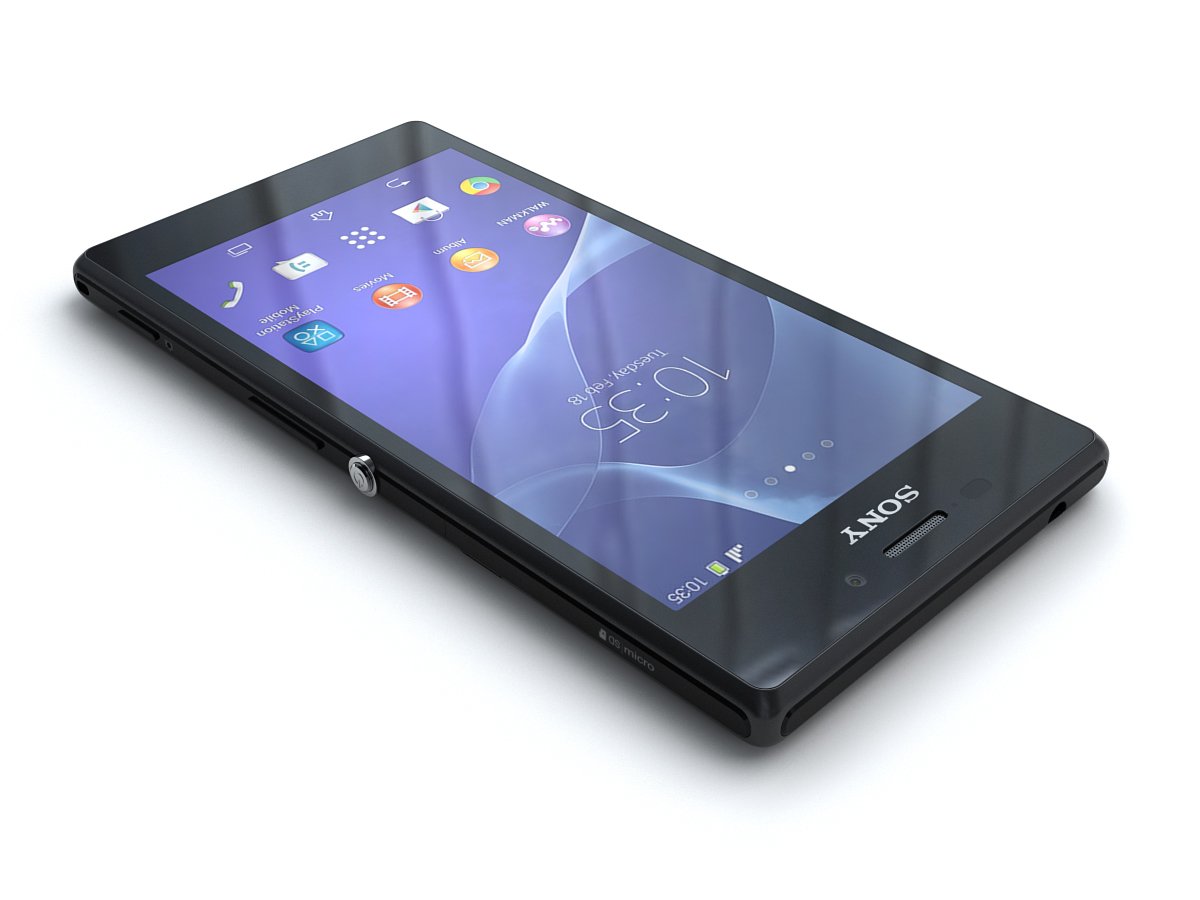 sony xperia m2 3D Модель in Телефоны 3DExport