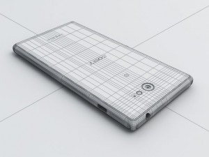 sony xperia m2 3D 모델