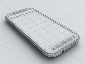 htc one mini 2 Model 3D