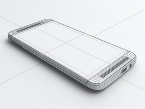 htc one e8 3D Model