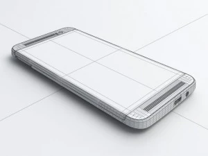 htc one e8 3D Model