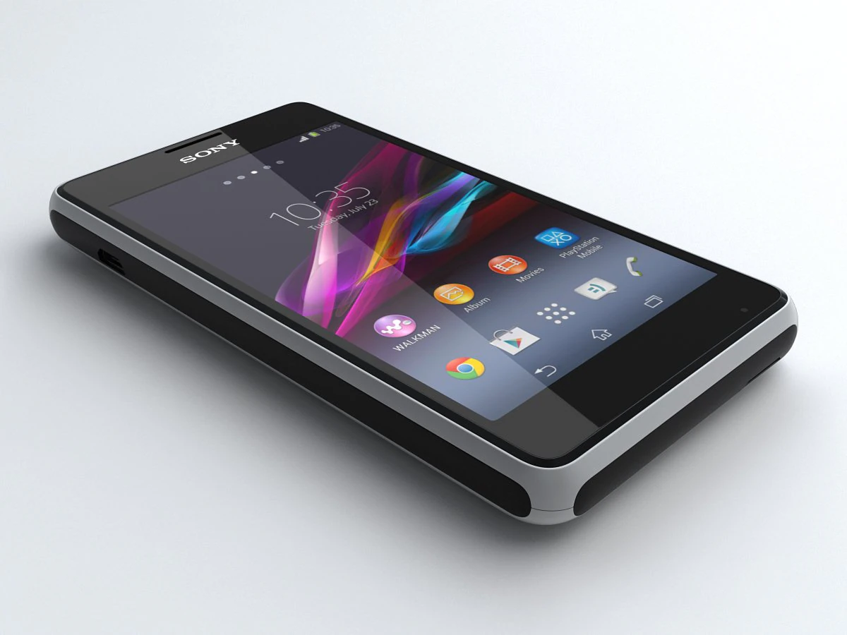 sony xperia e1 3D Model .c4d .max .obj .3ds .fbx .stl .blend 