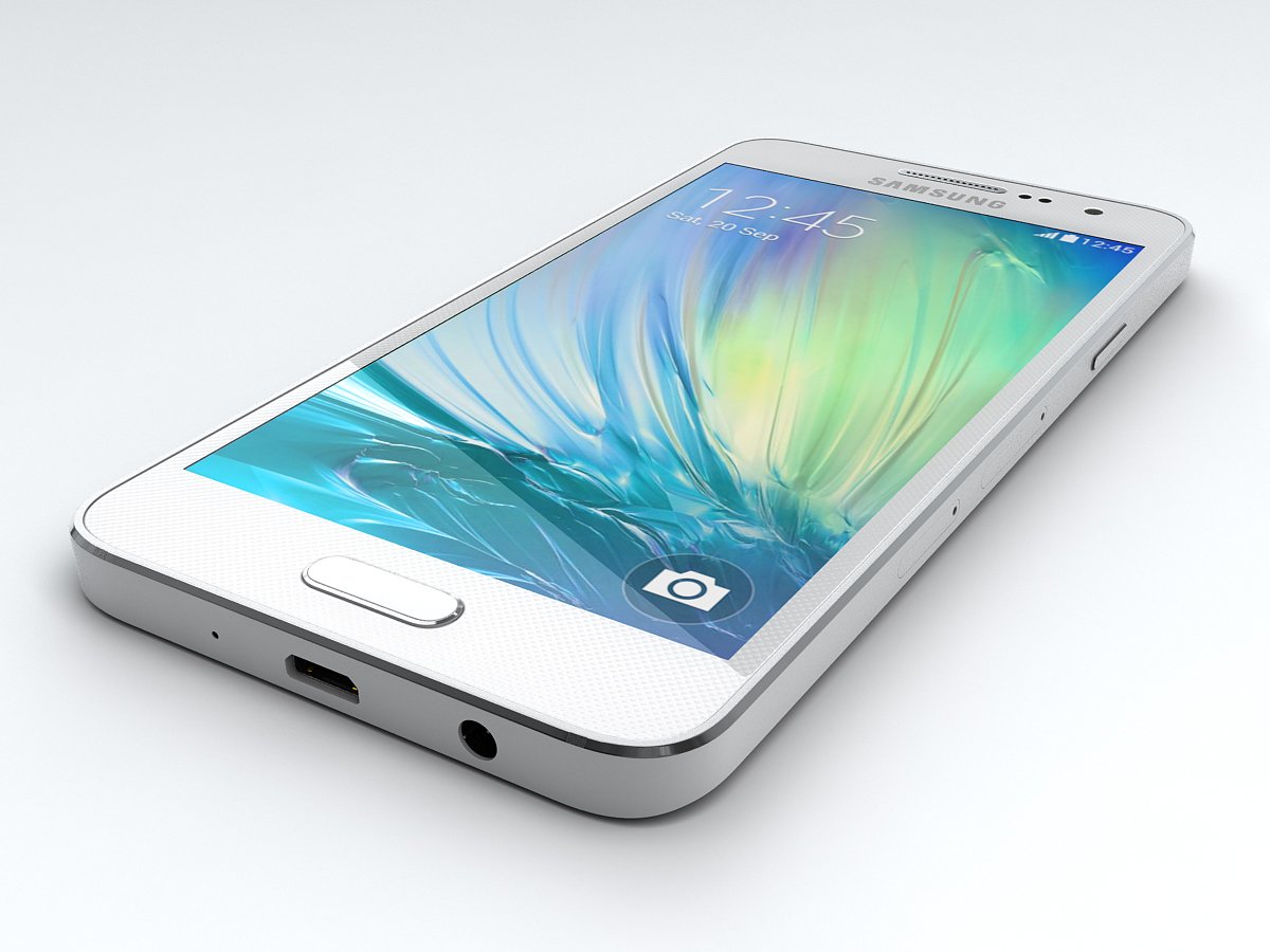 samsung galaxy a3 3D Модель in Телефоны 3DExport