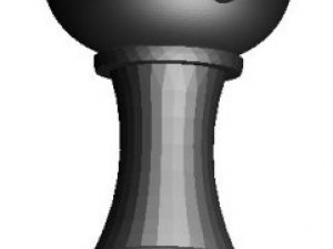 angry birds  birds chess pieces 3D Model