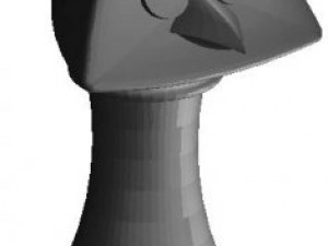 angry birds  birds chess pieces 3D Model